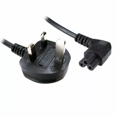£7.49 • Buy Right Angle New C5 Power Cable Cloverleaf For LG TV UK Lead - 2M Meter