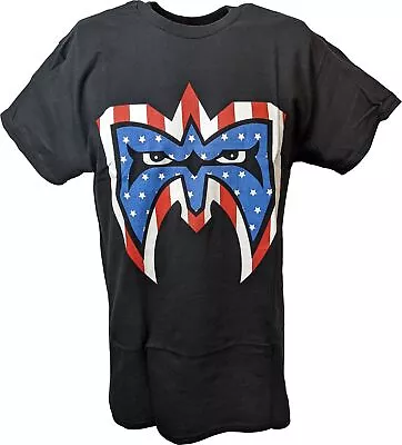 Ultimate Warrior USA Mask WWE Mens T-shirt • $27.99