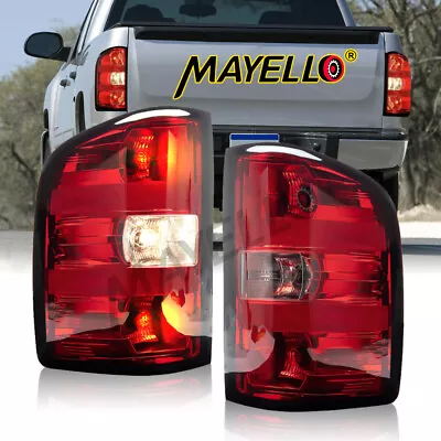 LH+RH Driver Passenger Side Tail Lights For 2007-2013 Chevy Silverado 1500 2500 • $46.54