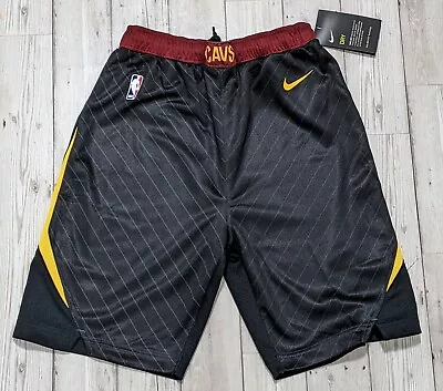 Nike Cleveland Cavaliers Black Swingman Statement Edition Shorts NBA - Junior M • £24.99