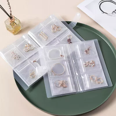 20-160X Clear Jewelry Storage Bag Book Sealed Organizer Portable Plastic Holder • $17.66