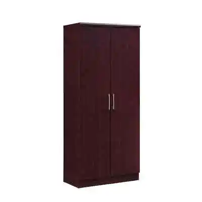 HODEDAH Armoire W/ Shelves 2-Door Mahogany • $170.10