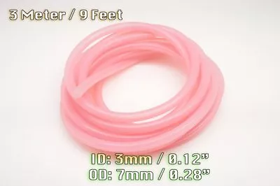 3 Meters Clear Pink Silicone Vacuum Hose Engine Bay Dress Up 3mm Fit Mustang • $10.99