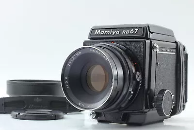 [Exc+5 W/Hood Strap] Mamiya RB67 Pro NB 127mm F/3.8 Lens 120 Film Back JAPAN • $359.90