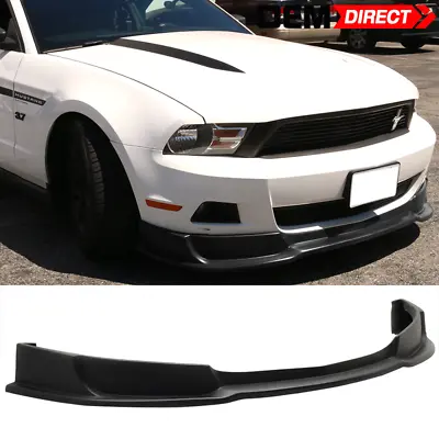 Fits 10-12 Ford Mustang V6 Style Unpainted Front Bumper Lip Spoiler PU • $189.99