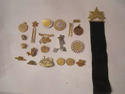 Large Lot Of Mary Kay Ash Medals And Award Lapel Pins And More - Ofc-3 • $91