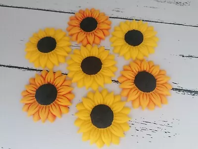 Sunflower Flowers Topper Edible Cake Decoration  Birthday Unicorn Easter Encanto • £7