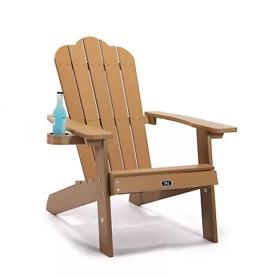 TALE Adirondack Chair Backyard Outdoor Furniture Painted Seating With Cup Holder • $159.90