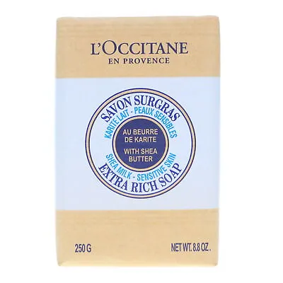 L'Occitane Shea Milk Sensitive Skin Bar Soap 8.8 Oz • $15.12