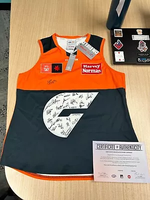 Team Signed Gws Giants Afl Guernsey Jersey 2023  • $240