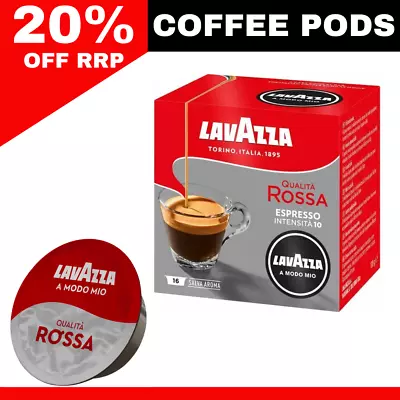 Lavazza Coffee Pods 96 Pack Qualita Rossa Capsules Espresso Full & Long Lasting • $63.90