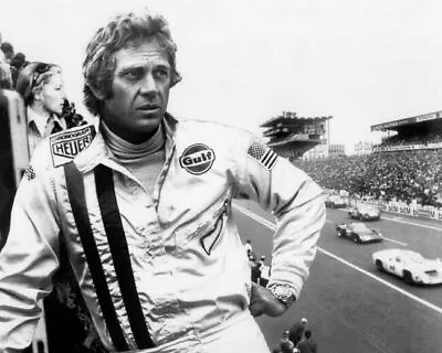 Steve McQueen On Le Mans Set Wearing Heuer Watch By Race Track 24x30 Poster • $29.99