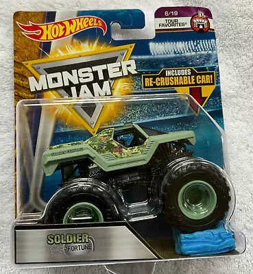 2017 MONSTER JAM Tour Favorites SOLDIER FORTUNE 6/19 Hot Wheels • $14.99