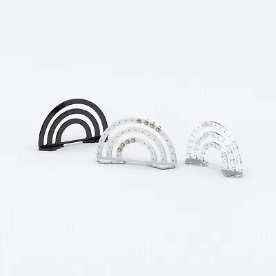 Rainbow Earring Display Stand / Acrylic Stud Earring Holder / Jewellery Rack • £5.19
