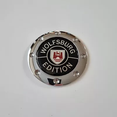 ✅ Wolfsburg Edition Round Badge 85mm VW Mk1/Mk2/Mk3 Tuning FREE SHIPPING ✅ • $39