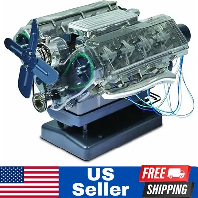 Visible V8 Internal Combustion Ohc Engine Motor Working Model Haynes Kit Box New • $131.38