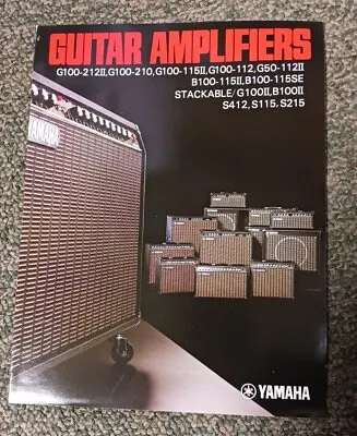 Vintage Ad Sales Brochure: Yamaha Guitar Amplifiers • £14.47