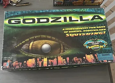 $19.99 • Buy Vintage Parker Brothers Godzilla Street Stomping Game 1998 Complete
