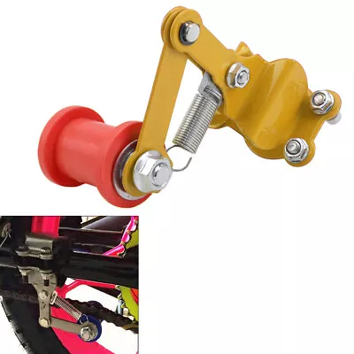 Universal Bolt On Chain Tensioner &Roller Adjuster Motorcycle ATV Dirt Bike • $18.08