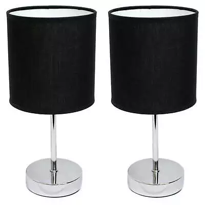 Simple Designs LT2007 Mini Table Lamps - Set Of 2 • $23.71
