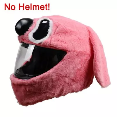 Motorcycle Helmet Cartoon Plush Helmet Protective Cover • $48.01