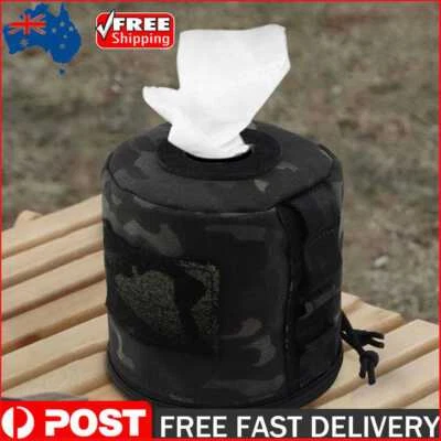 $16.79 • Buy Roll Paper Storage Bag Portable Toilet Paper Holder MOLLE Ribbon For Picnic Home