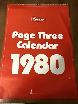 The Sun Page 3 Calendar 1980 - Helen Ferguson - Denise Denny - Denise Perry • £15