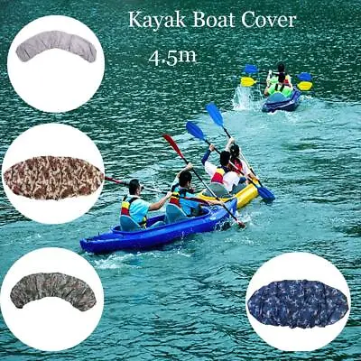 $22.88 • Buy 11-13FT Kayak Canoe Cover Storage Dust Waterproof UV Block Boat Cover Protector