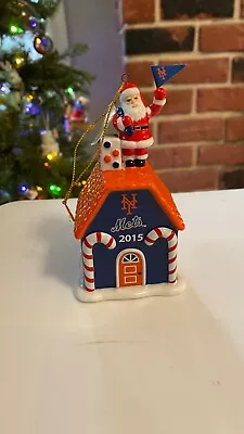 $15 • Buy Danbury Mint 2015 New York Mets Christmas  Ornament  Gingerbread House Collector