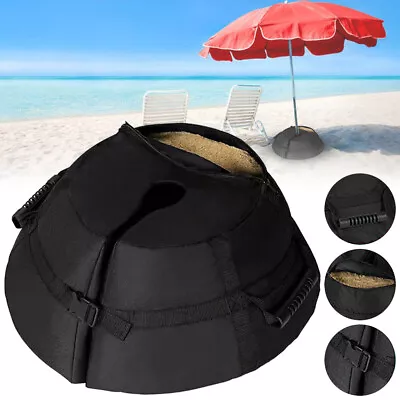 Heavy Parasol Base Round Weights Umbrella Sandbag For Banana Hanging Cantilever • $21.68