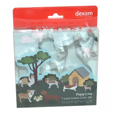 £8 • Buy Dexam 7 Piece Themed Cookie Cookie Cutter Set - Dogs - Pirates - Princess