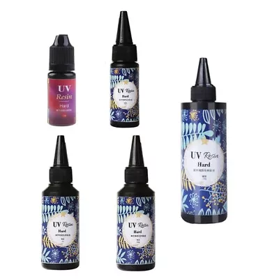 £3.60 • Buy Hard UV Resin Glue Crystal Clear Ultraviolet Curing Epoxy Resin Jewelry Making