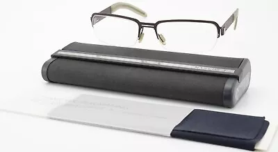 MARKUS T Glasses Spectacles T2 215 Titanium Half Rim Nylor Braun Matt Germany + • $381.13