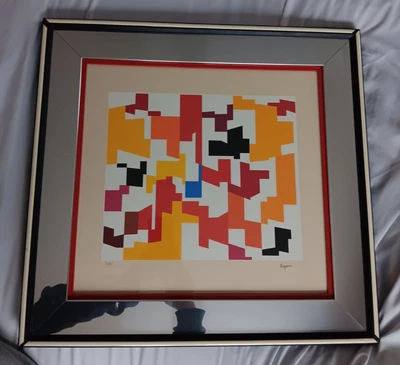 $800 • Buy Genuine Authentic Yaacov Agam   Woman  Artist Signed # 26/99