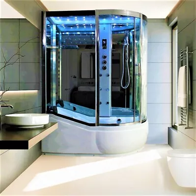 Insignia Steam Shower Bath Cabin 3rd Generation  SILICON FREE BUILD 1500mm Size • £1750