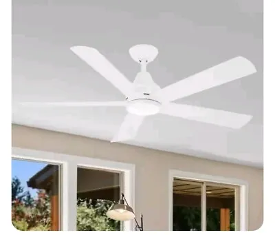 AIRE BY MINKA Bellinghman V 52  Indoor Matte White Ceiling Fan With LED Light • $125