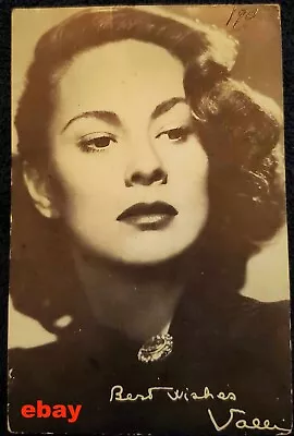 Vintage Original Postcard Photo International Exotic Sultry Beauty Alida Valli • $15