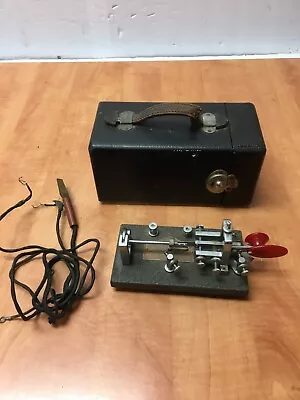 1945 Vibroplex Telegraph Key With Original Carrying Case S/N 137966 • $199.99