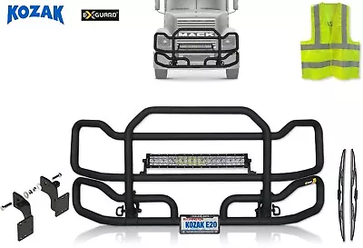 EX-Guard Black Front Grille Bumper Guard For Mack CH Set-Back 1999 - 2003 + SET • $2199.99