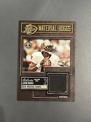 2003 Playoff Hogg Heaven Material Hoggs Gold /25 Aaron Brooks #MH-7 NO Saints 🔥 • $2.99