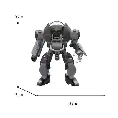 The Jawbreaker Mech Warrior Robot Model 141 Parts Building Toys For Adults • $20.16