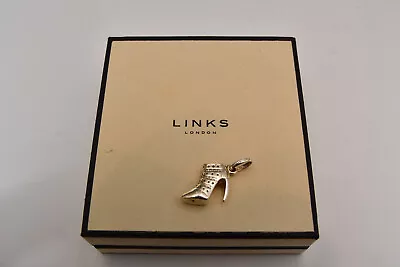 Links Of London Sterling Silver Bracelet Charm High Heeled Shoe • £14.99
