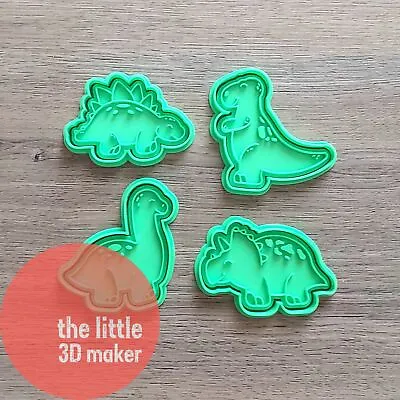 $9.45 • Buy Dinosaur Dino Cookie Cutter Style 1 Stamp Fondant Embosser