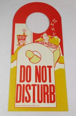Vintage Holiday Inn Hotel Do Not Disturb Flip Door Sign To The Maid Clean Room • $12.99