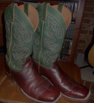 TONY LAMA Used TL  12EE 3004 Square Toe WESTERN WORK BOOTS • $50