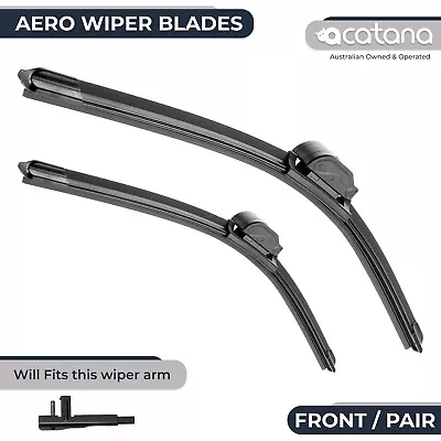 Wiper Blades For Alfa Romeo 159 2006 - 2012 Pair 22 + 18  Windscreen Replacement • $34.90