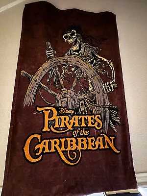 Pirates Of The Caribbean Skeleton Pirate Fleece Blanket 40in X 60in • $59.99