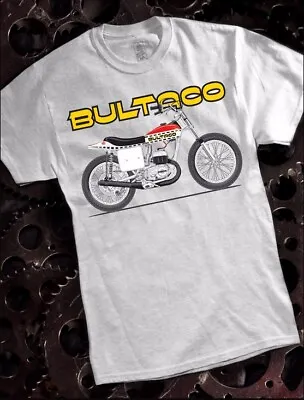 Bultaco Vintage Astro Flat Track Short Sleeve T-Shirt  - NEW Fast Free Ship • $32.95