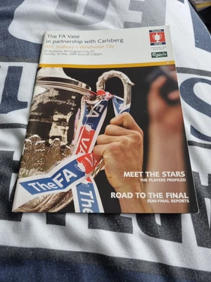£1.99 • Buy AFC Sudbury V Winchester City 2004 FA Vase FINAL Programme