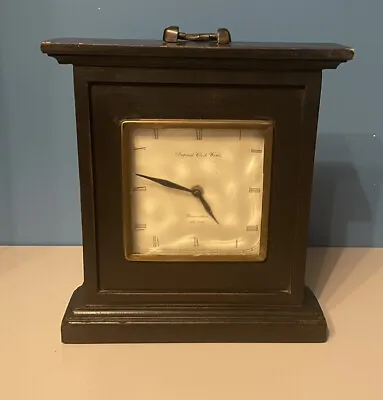 Vintage Imperial Clock Works Birmingham 1792 Wood Shelf Mantel Clock 14  Tall • $21